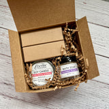 Soy Candle & Bath Soak Gift Box by The Corner Handmade