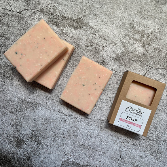 Flower Garden Soap Bar by The Corner Handmade