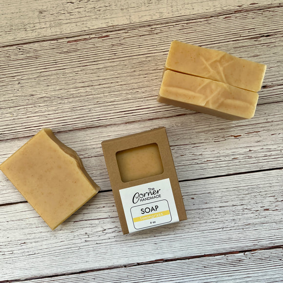 Lemongrass Soap Bar by The Corner Handmade