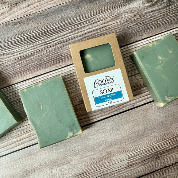 The Corner Handmade Blue Agave Sugar Soap Bar