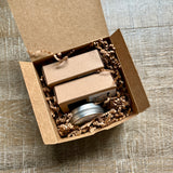 Father’s Day Gift Set for Dad – Handmade Soap & Lotion Bar • Gift Box Included