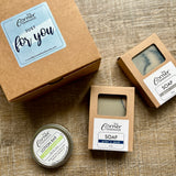 Father’s Day Gift Set for Dad – Handmade Soap & Lotion Bar • Gift Box Included