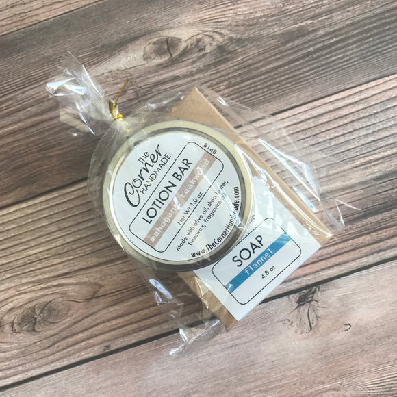 Soap + Moisturizer Lotion Bar Gift Set by The Corner Handmade