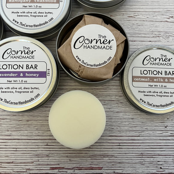 Solid Moisturizer Lotion Bar by The Corner Handmade